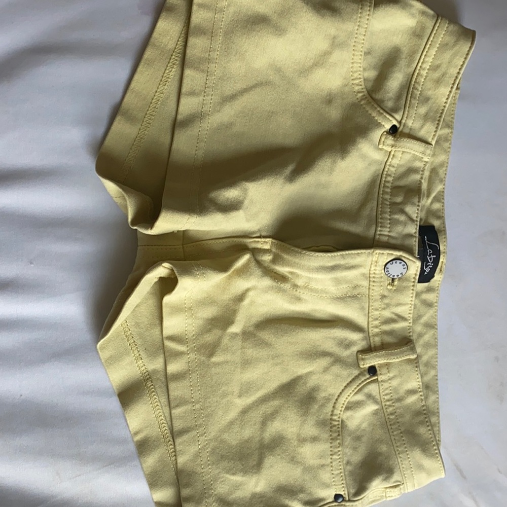 Yellow shorts
